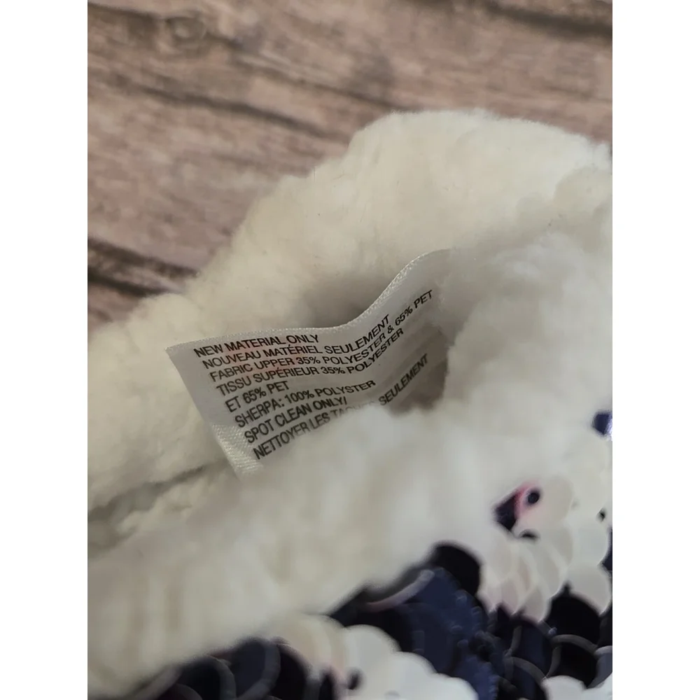 TY Fashion Slippers Zoey Zebra NWT Girls Size 1 To 3 (212)